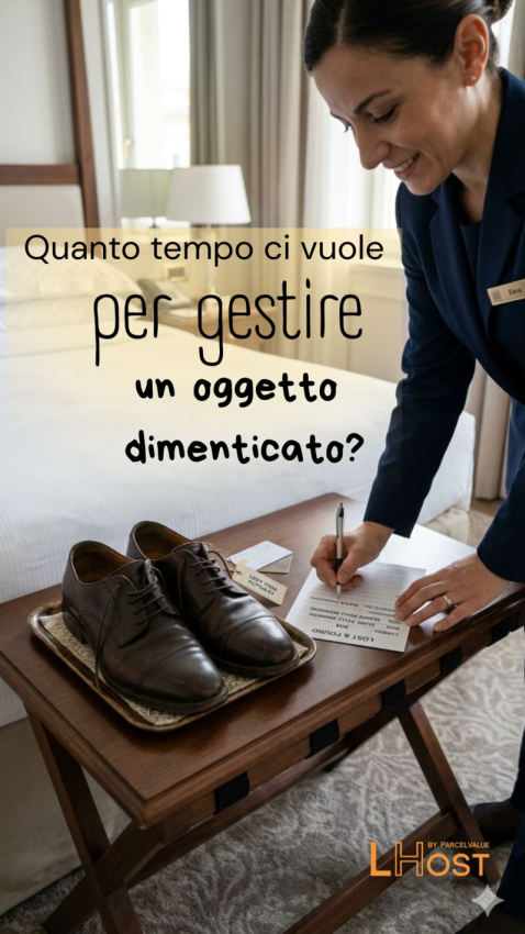 Gestire rapidamente un oggetto dimenticato migliora l’esperienza dell’ospite
